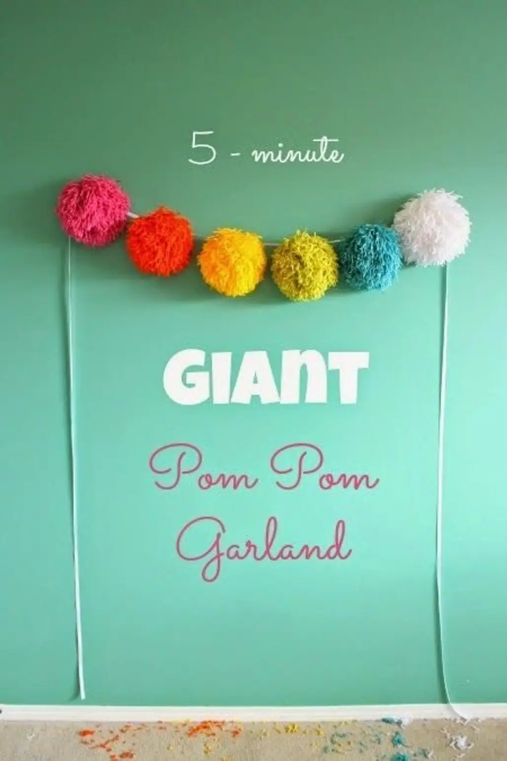 Giant Pom Pom Garland