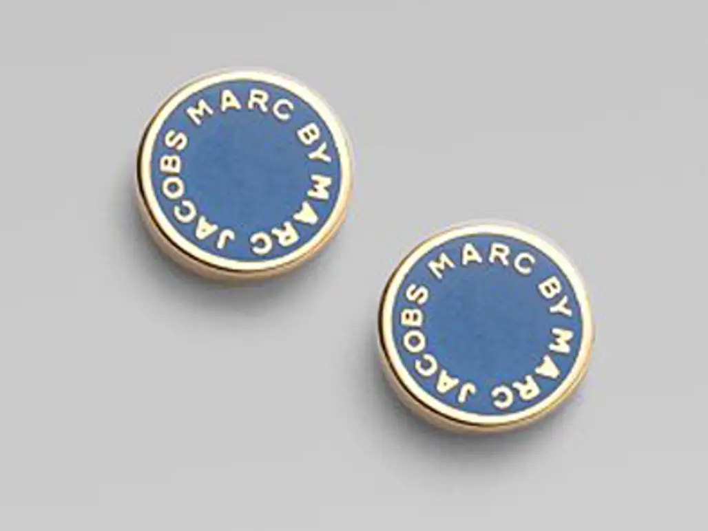 Marc by Marc Jacobs Marc Logo Disc Stud Earrings