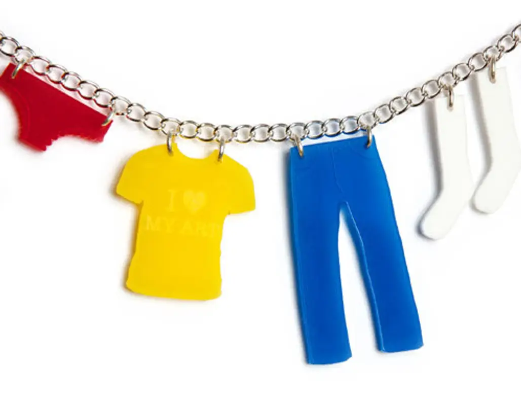 Washing Line Necklace - Cutest Ever Must-Have Piece of Perspex Jewelry