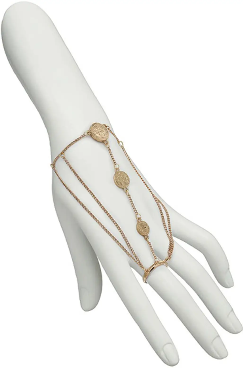 Dorothy Perkins Coin Gold Look Hand Chain