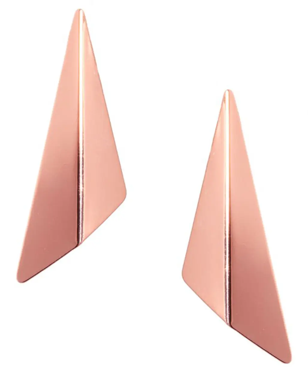 Pieces Ziangle Statement Earrings