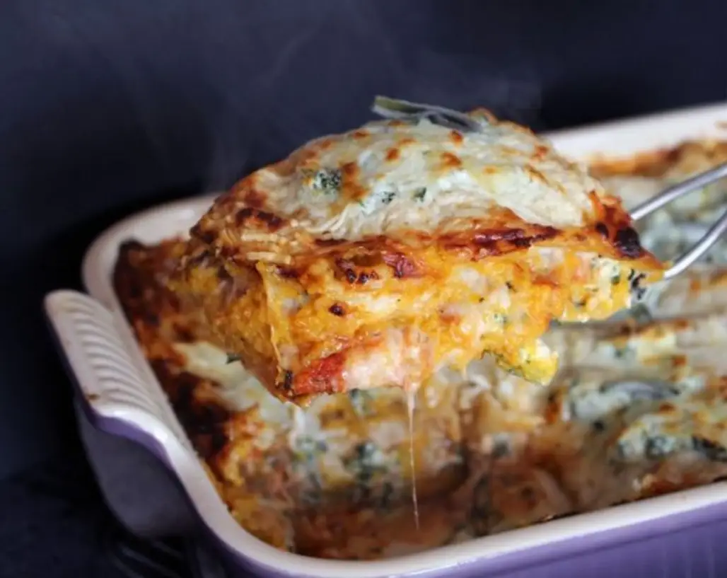 Butternut Squash, Sage and Goat Cheese Lasagna