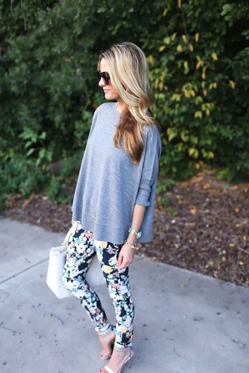 Do you have any tips for styling printed or patterned pants in an