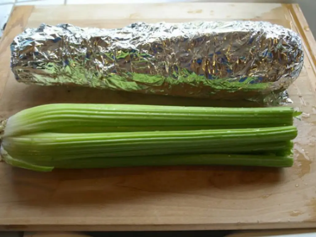 Wrap Celery in Aluminum Foil