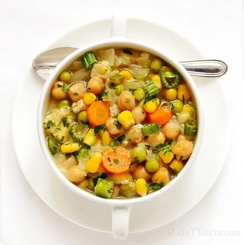 Chickpea and Cabbage Soup