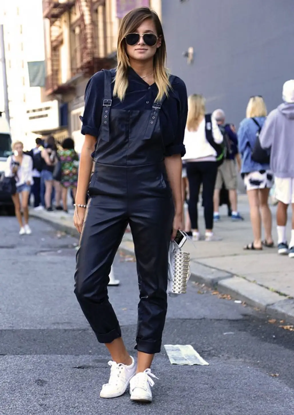 Edgy: Black Dungarees