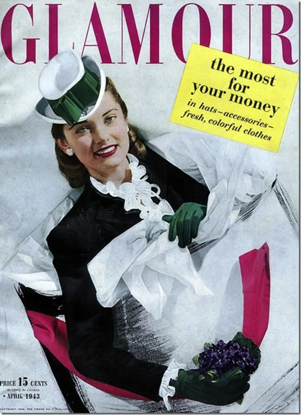 Glamour, April 1943