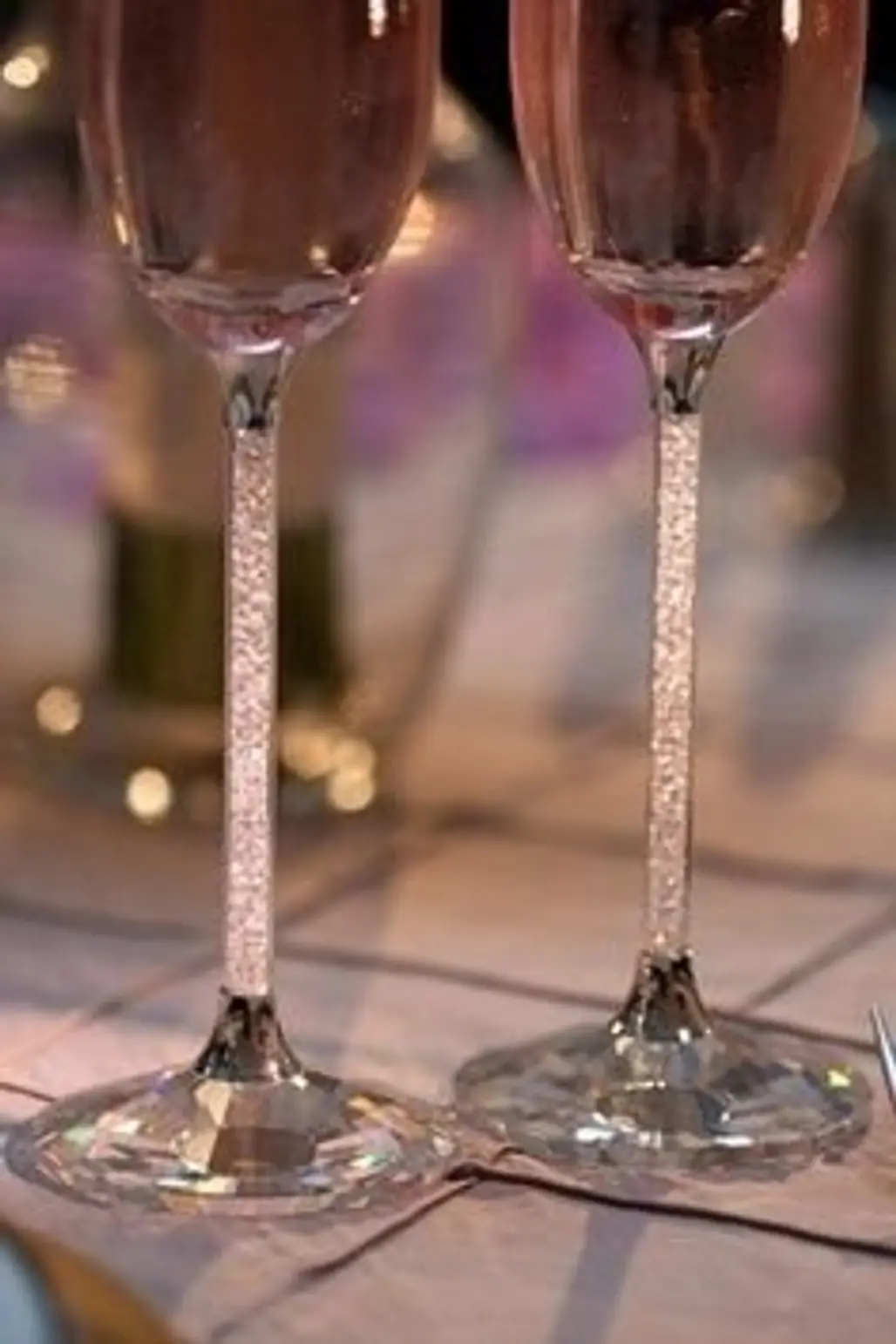 Swarovski Crystal Champagne Glasses