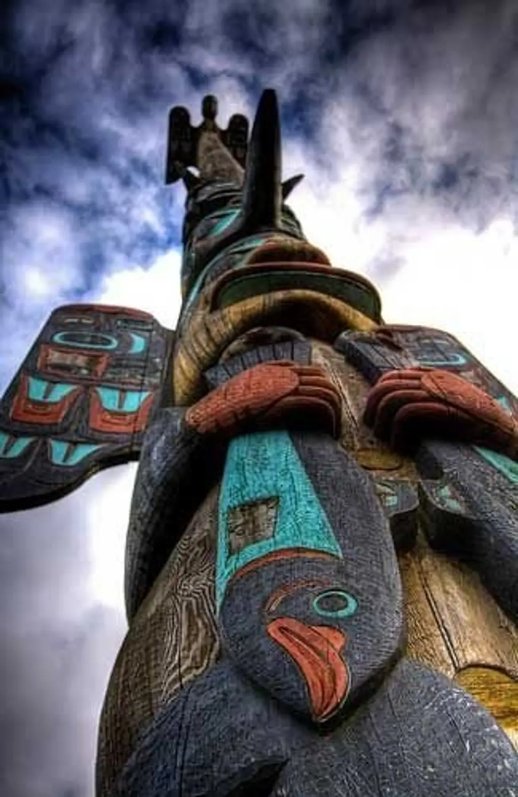 A Totem Pole in Ketchikan