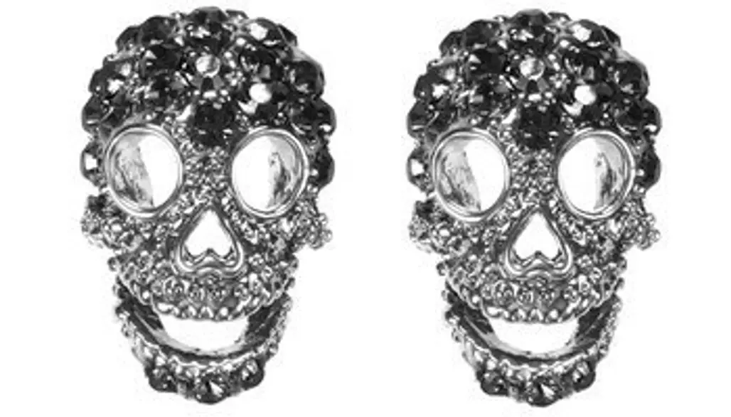 Mini Skull Post Earrings