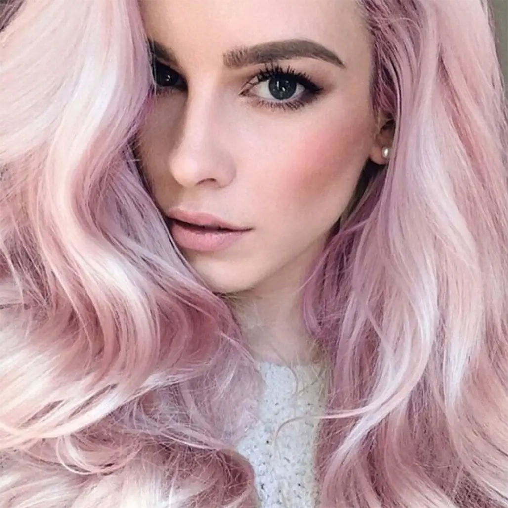 hair,human hair color,color,blond,pink,