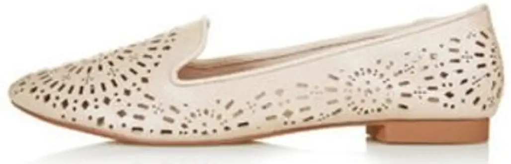 MISTY Cut-out Slipper Shoes - Nude