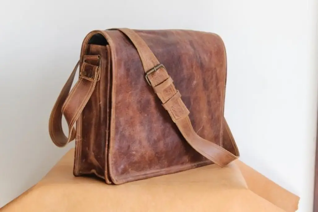 Leather Messenger Bag, Leather Satchel Bag