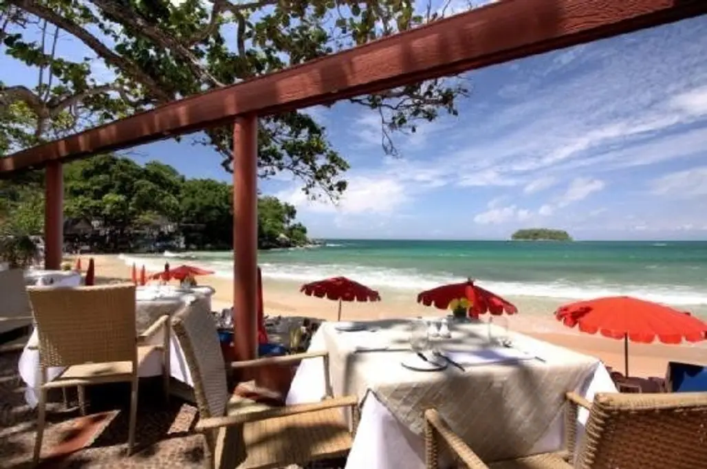 Eat Seafood on a Beachfront Restaurant