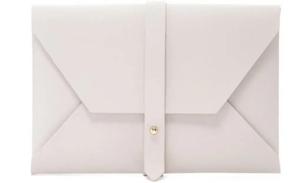 Strappy Faux Leather Clutch