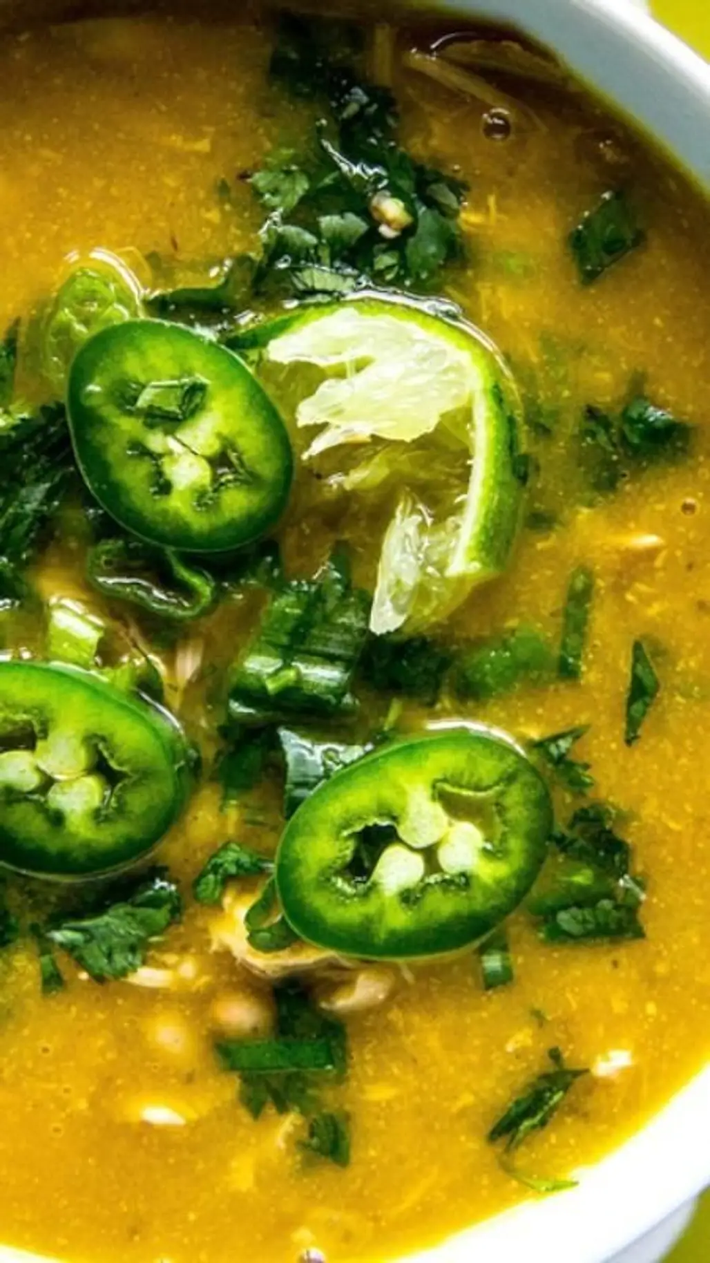 Spicy Lime Jalapeño Chicken Soup