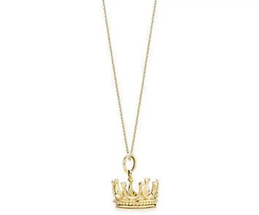 Tiffany & Co. Crown Charm and Chain