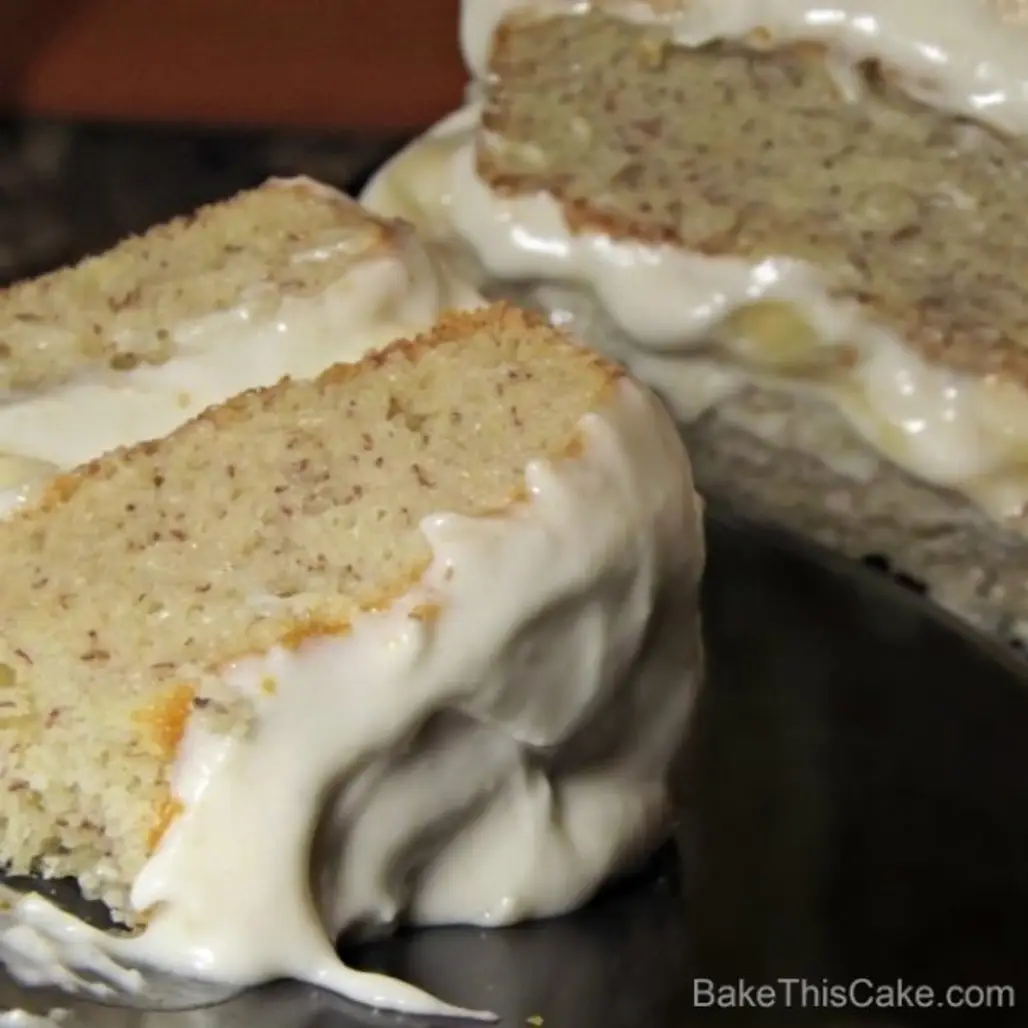 Good Old Fashioned Banana Cake with Banana Frosting
