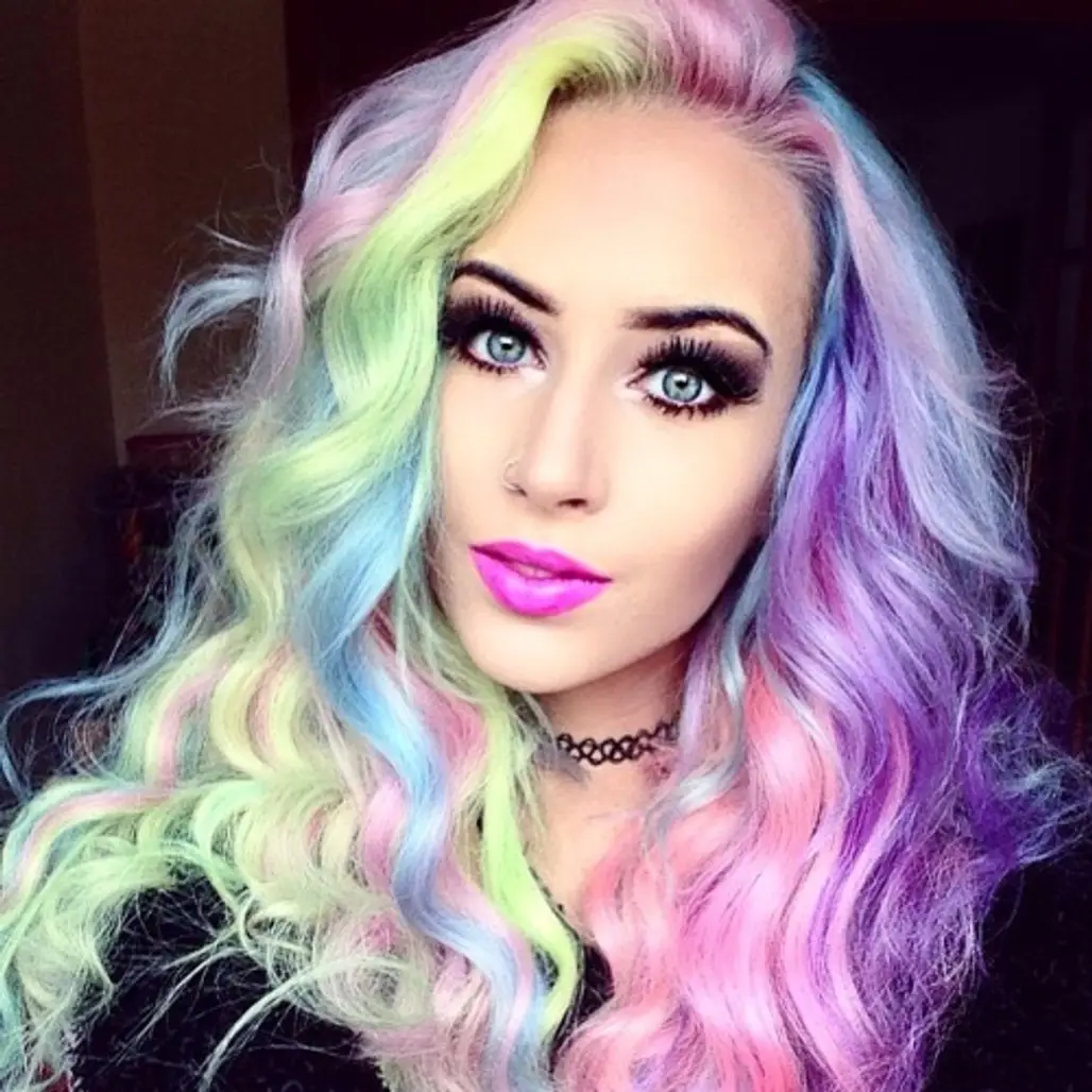 hair,human hair color,color,face,pink,