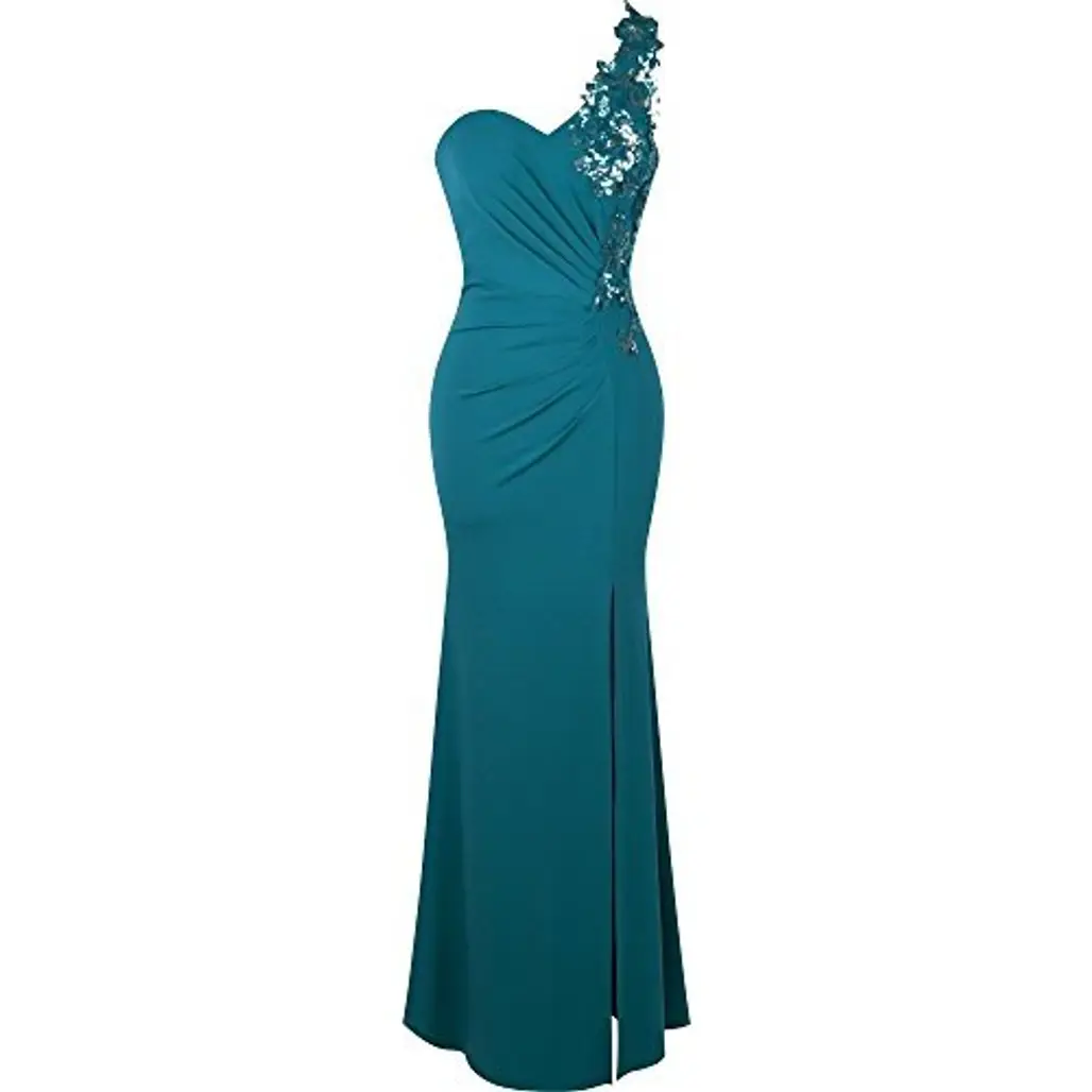 dress, day dress, clothing, gown, woman,