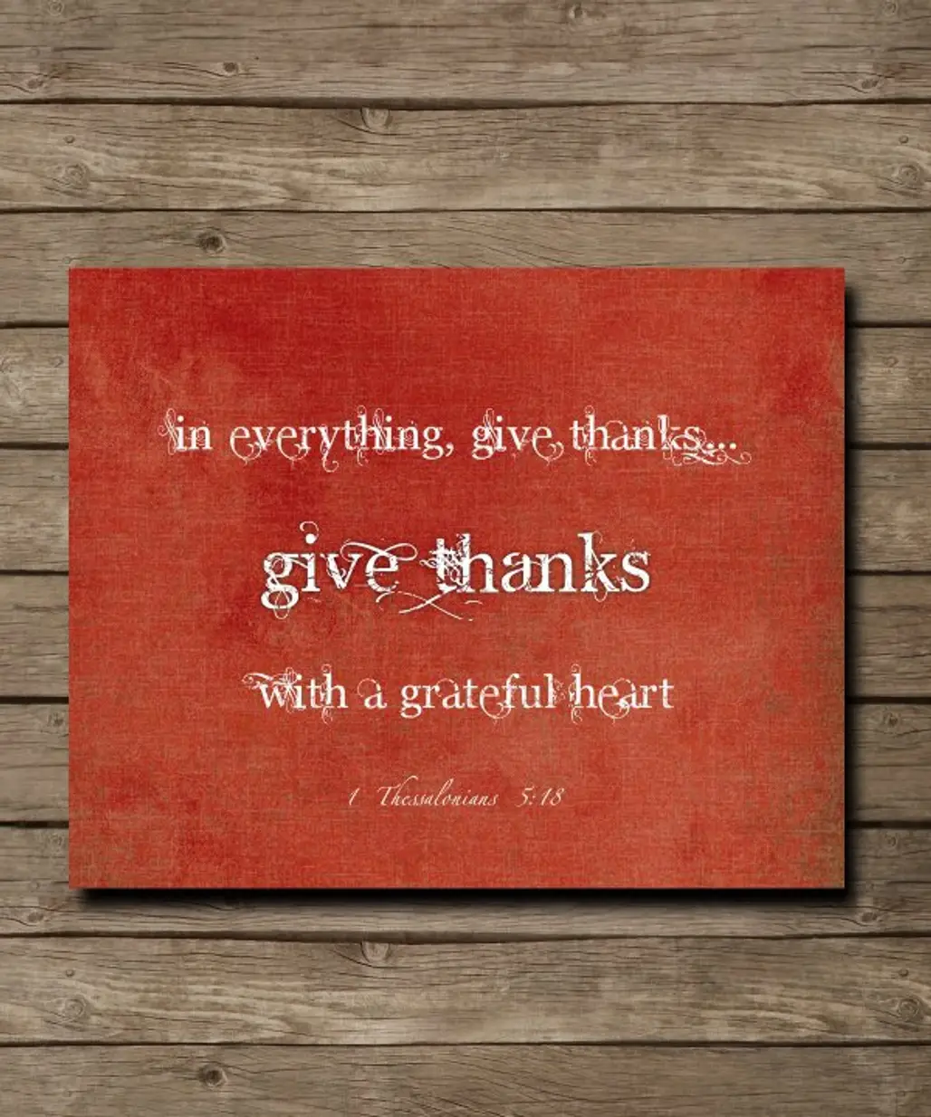 Truly Thankful Heart