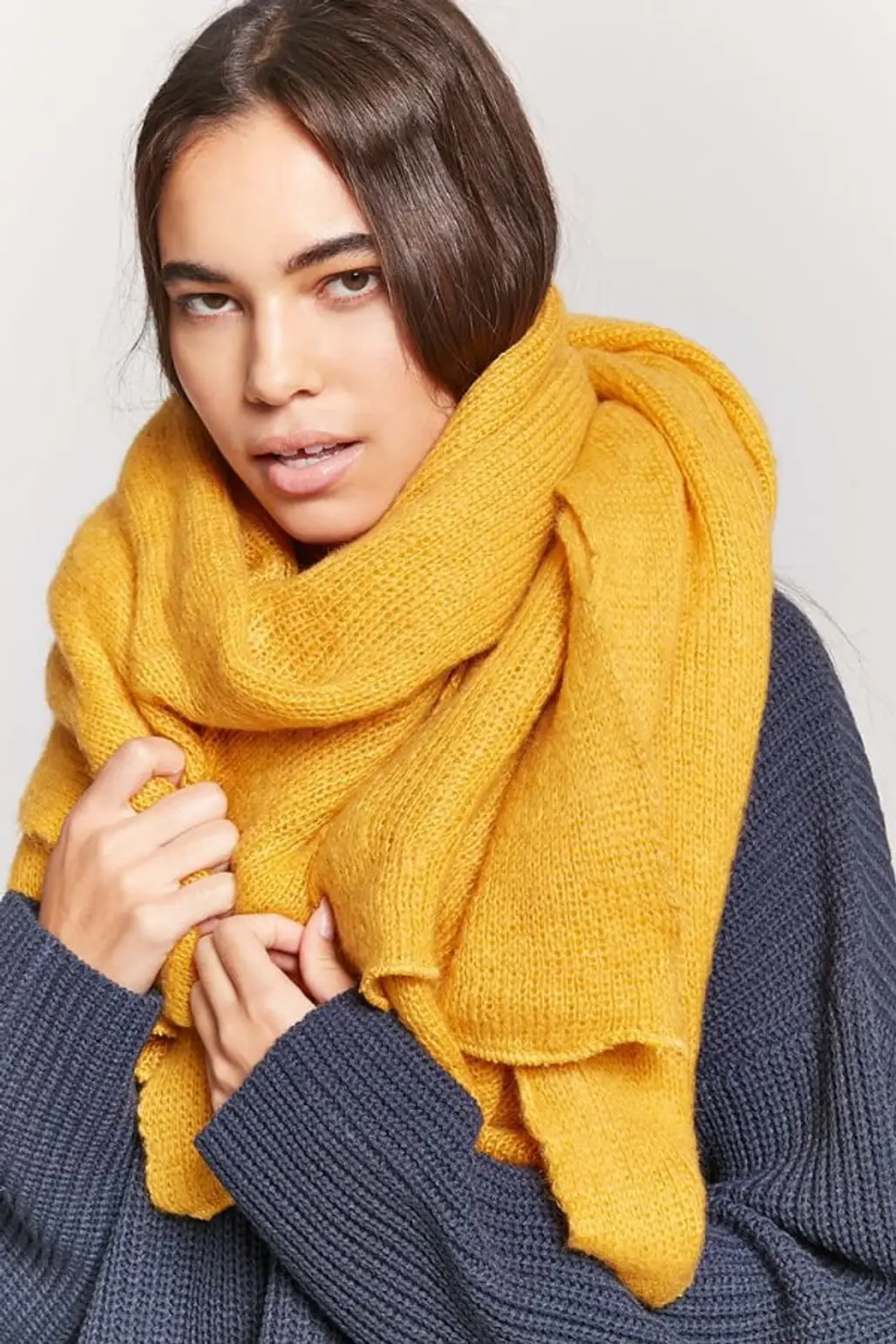 scarf, yellow, stole, woolen, outerwear,