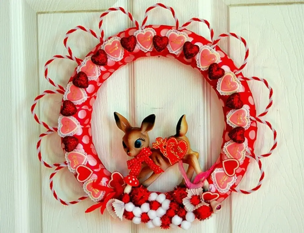 Kitschy Valentine Wreath