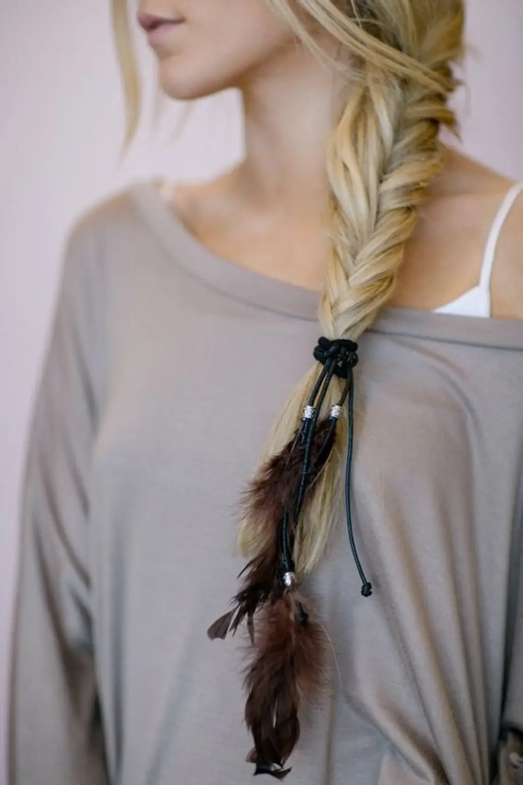 Feather Hair Tie Ponytail Holders Will Really Stand out