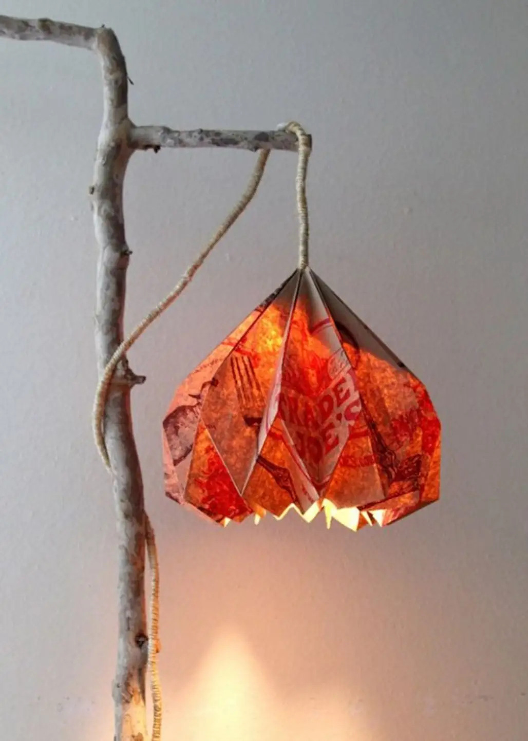 Paper Bag Pendant Lamp