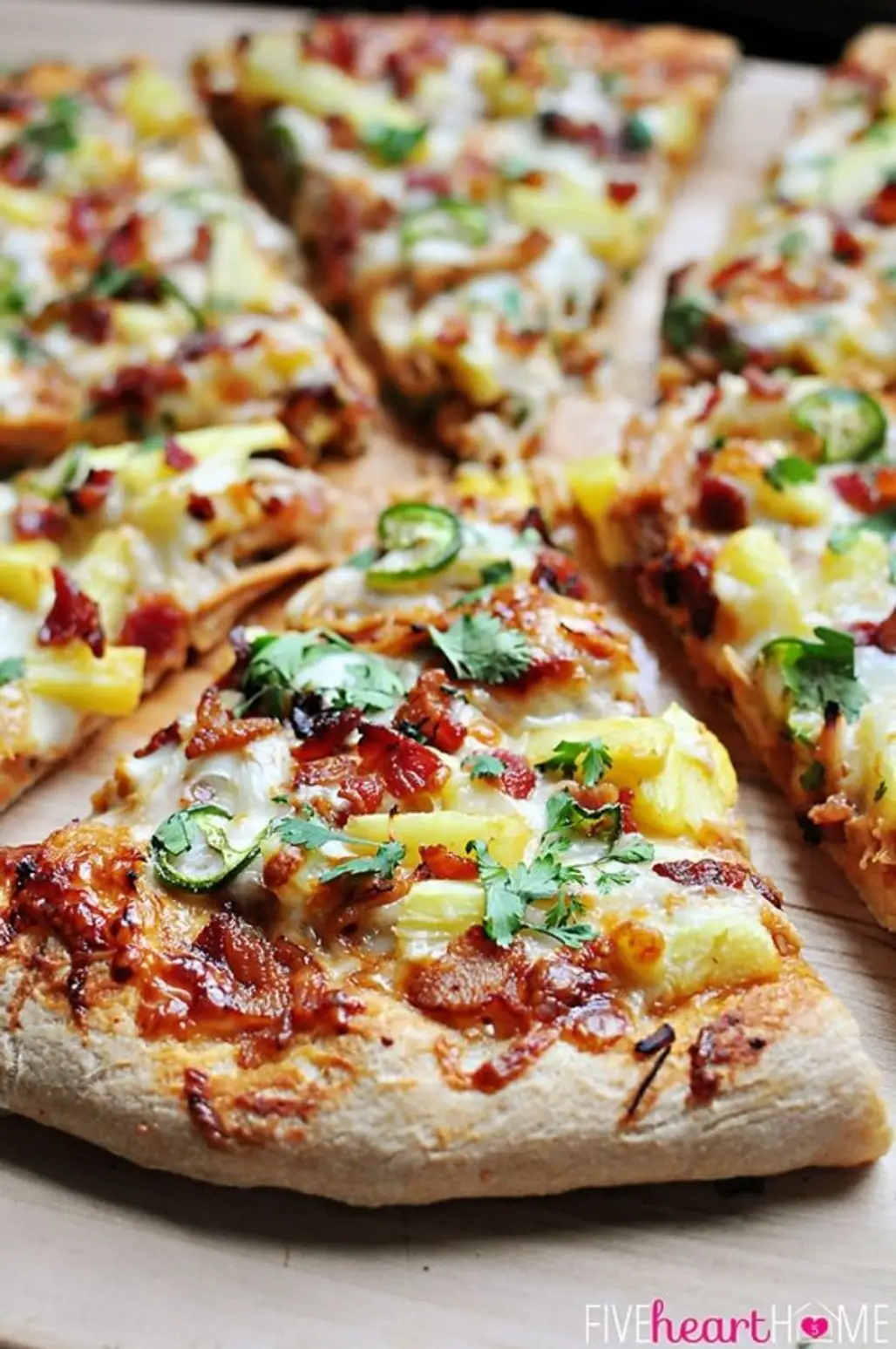 Pineapple Pulled Pork Pizza
