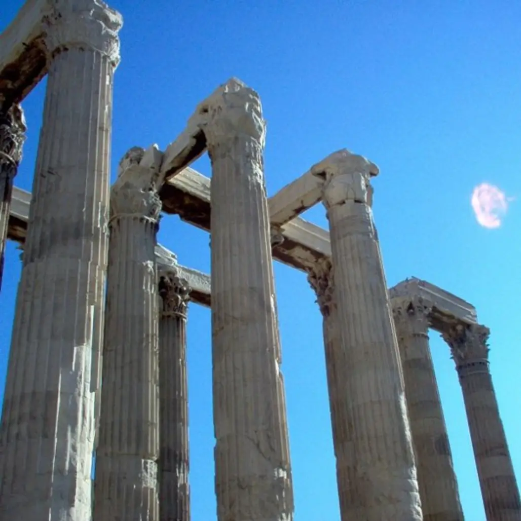 Temple of Olympian Zeus,structure,column,landmark,architecture,