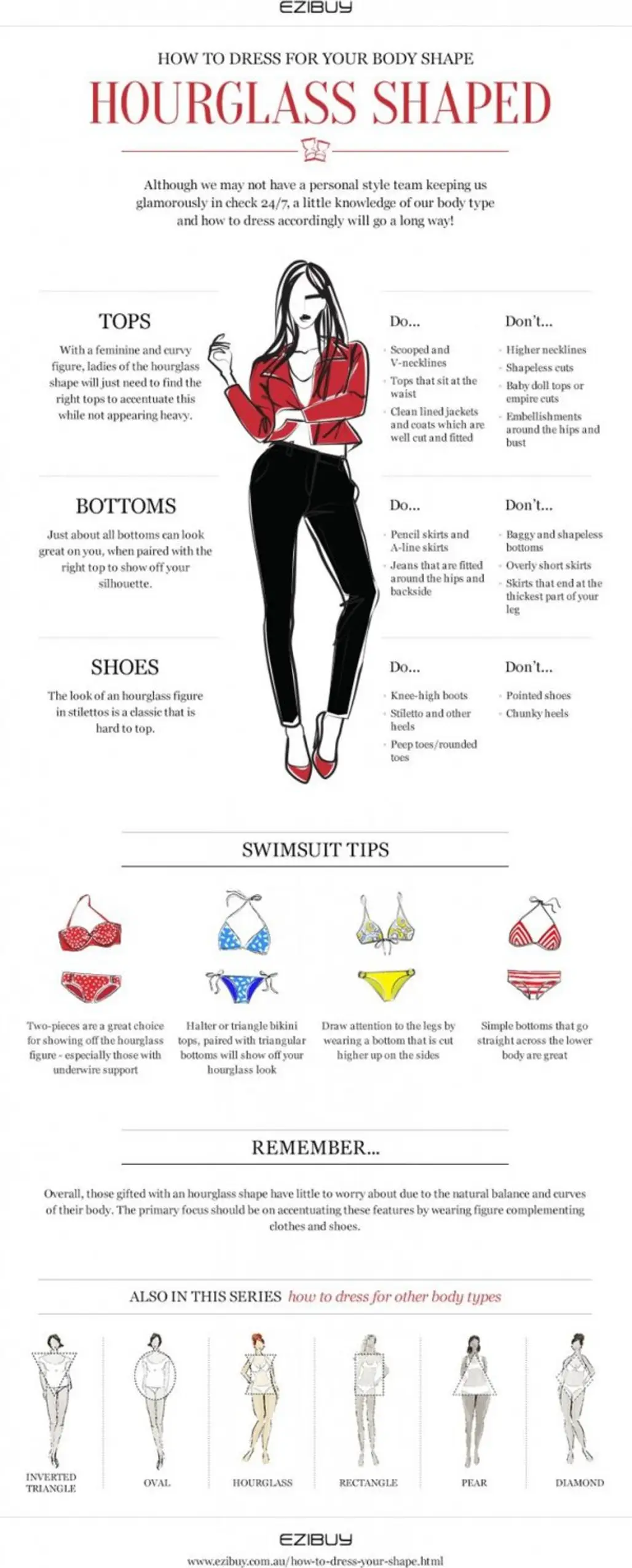 How to Dress for Your Body Shape - Hourglass