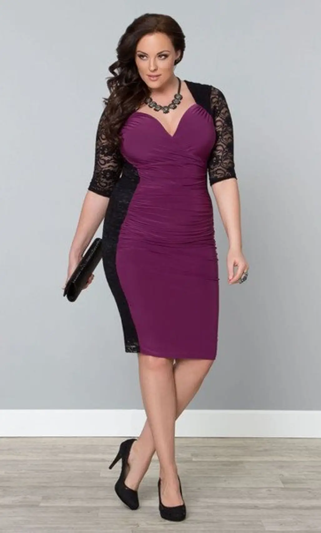 Valentina Illusion Dress (available in plus Sizes)