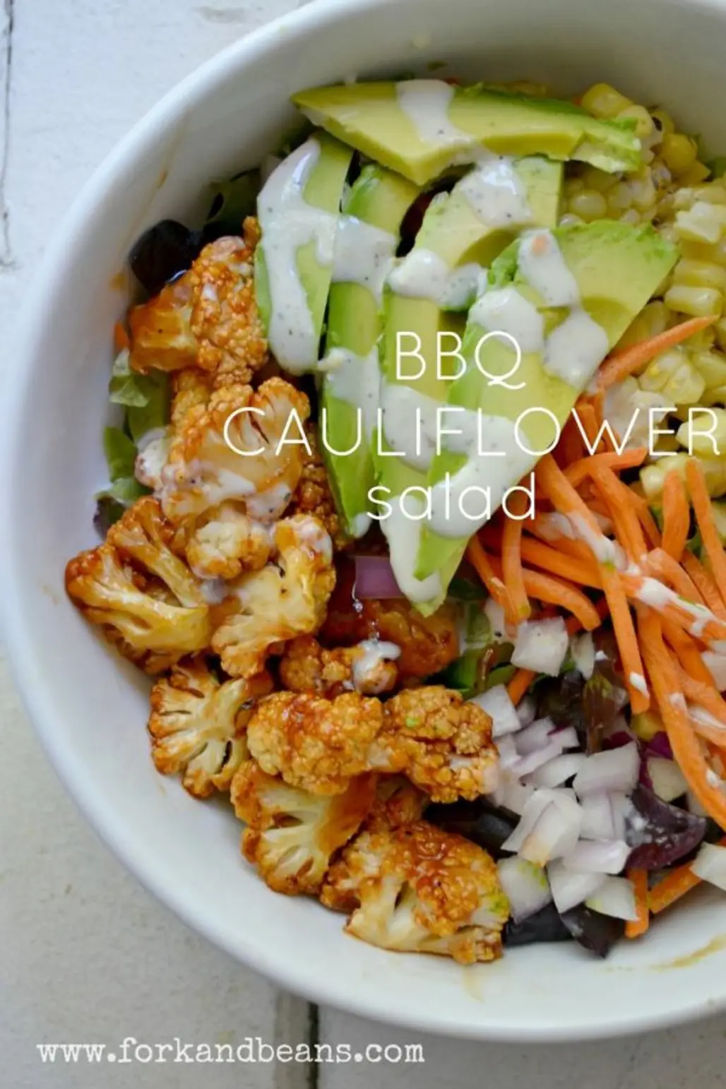 BBQ Cauliflower Salad