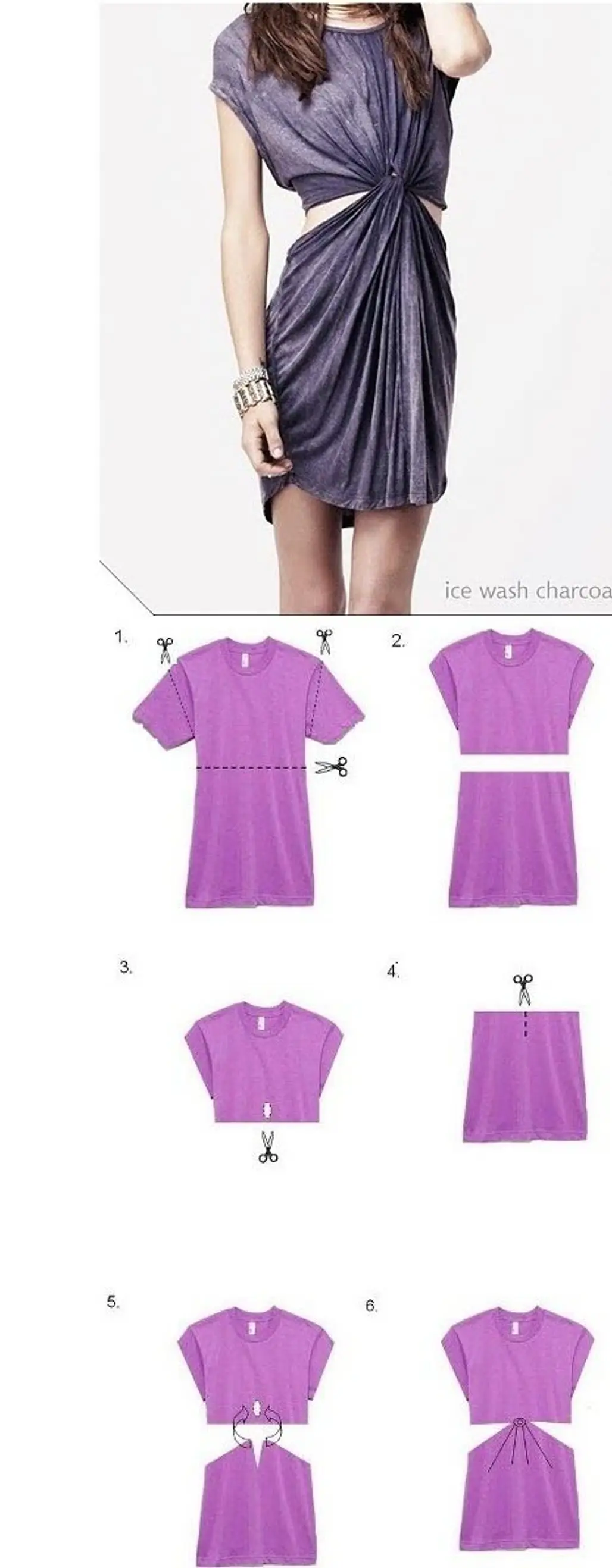 Give Your Old T-shirt Dress a New Look