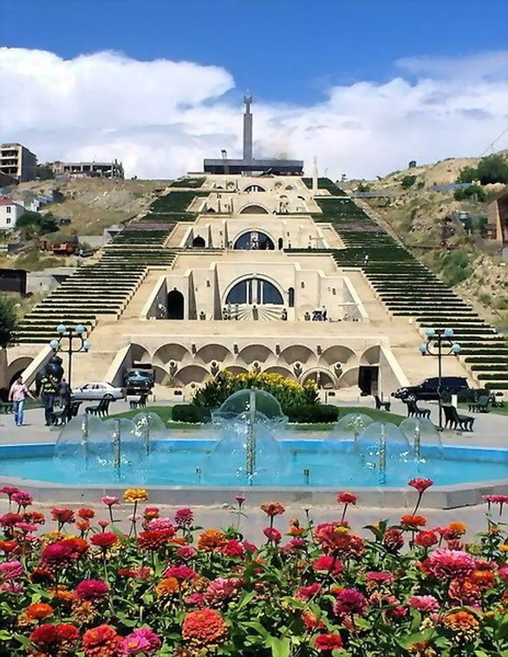 Yerevan Cascade,landmark,archaeological site,vacation,tourism,
