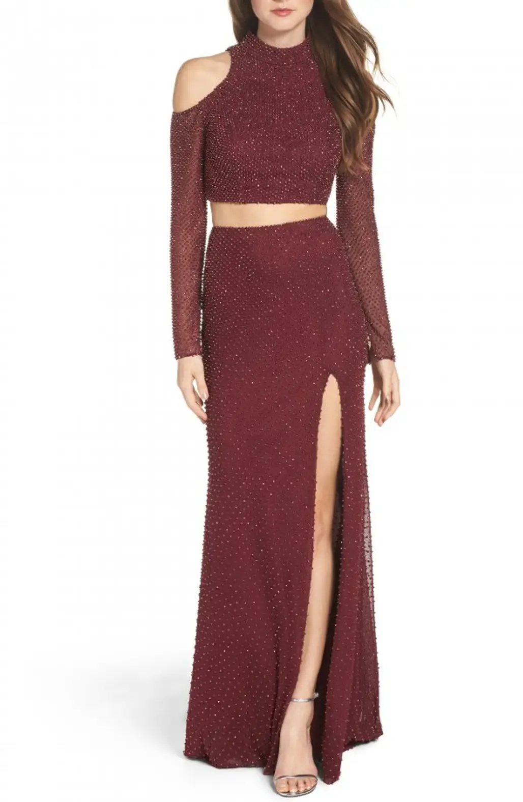 clothing, day dress, dress, gown, maroon,