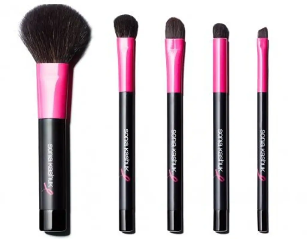 Sonia Kashuk Proudly Pink Five-Piece Purse Brush Set