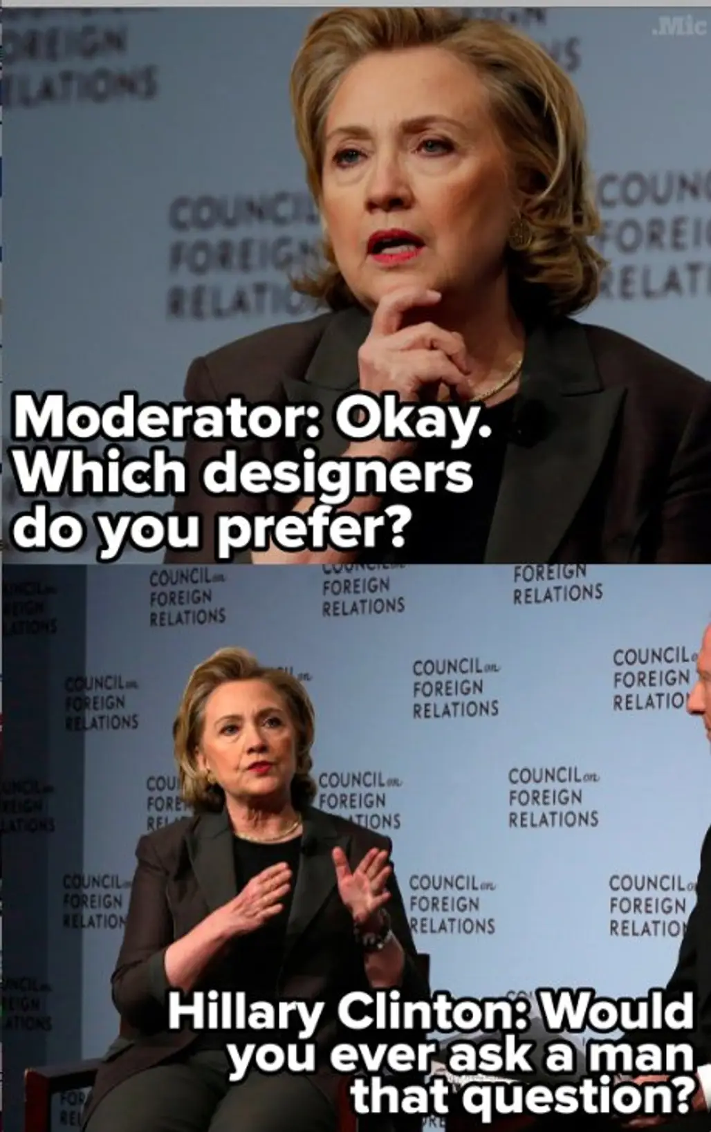 When Hilary Clinton Was Asked the Wrong Question at the Wrong Time