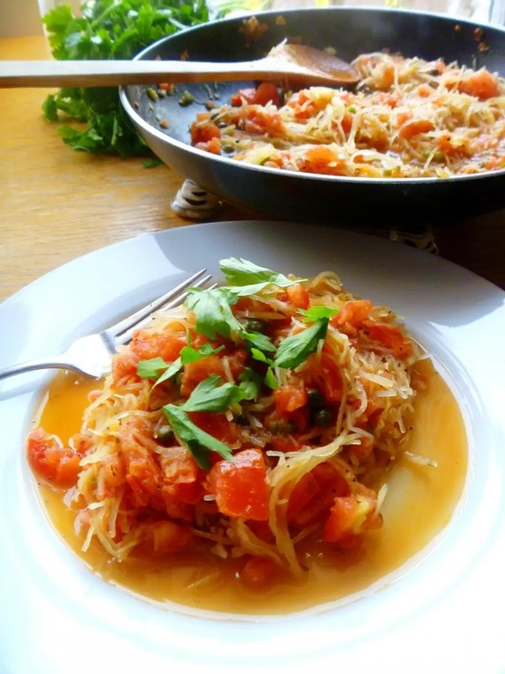 Spaghetti Squash Puttanesca