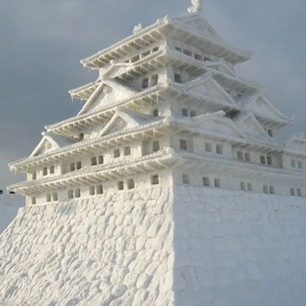 45-foot-high Replica of Nagoya Castle in Japan