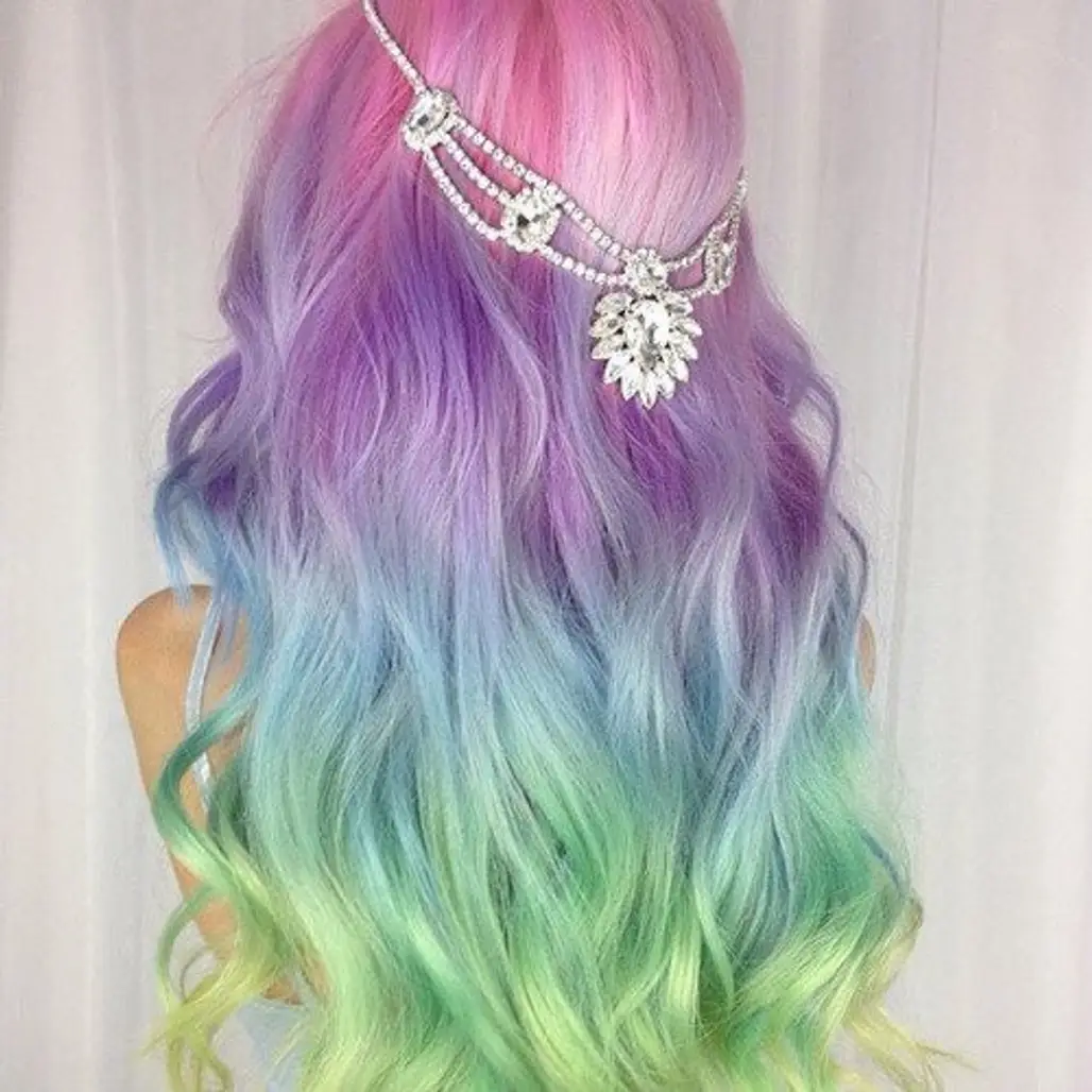 Mermaid Hair Coloring