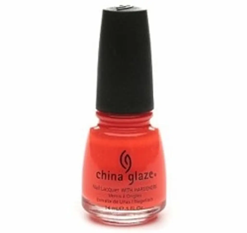 China Glaze Neon Nail Lacquer in ‘Orange Knockout’