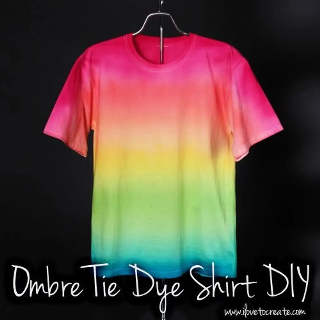 Ombre Tie Dye Shirt