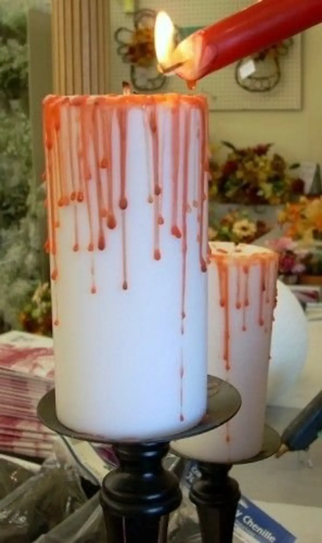 Bloody Pillar Candle