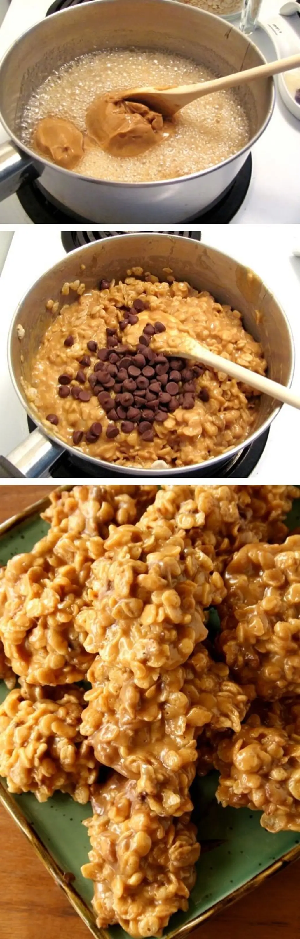 Stove Top Peanut Butter Cereal Cookies