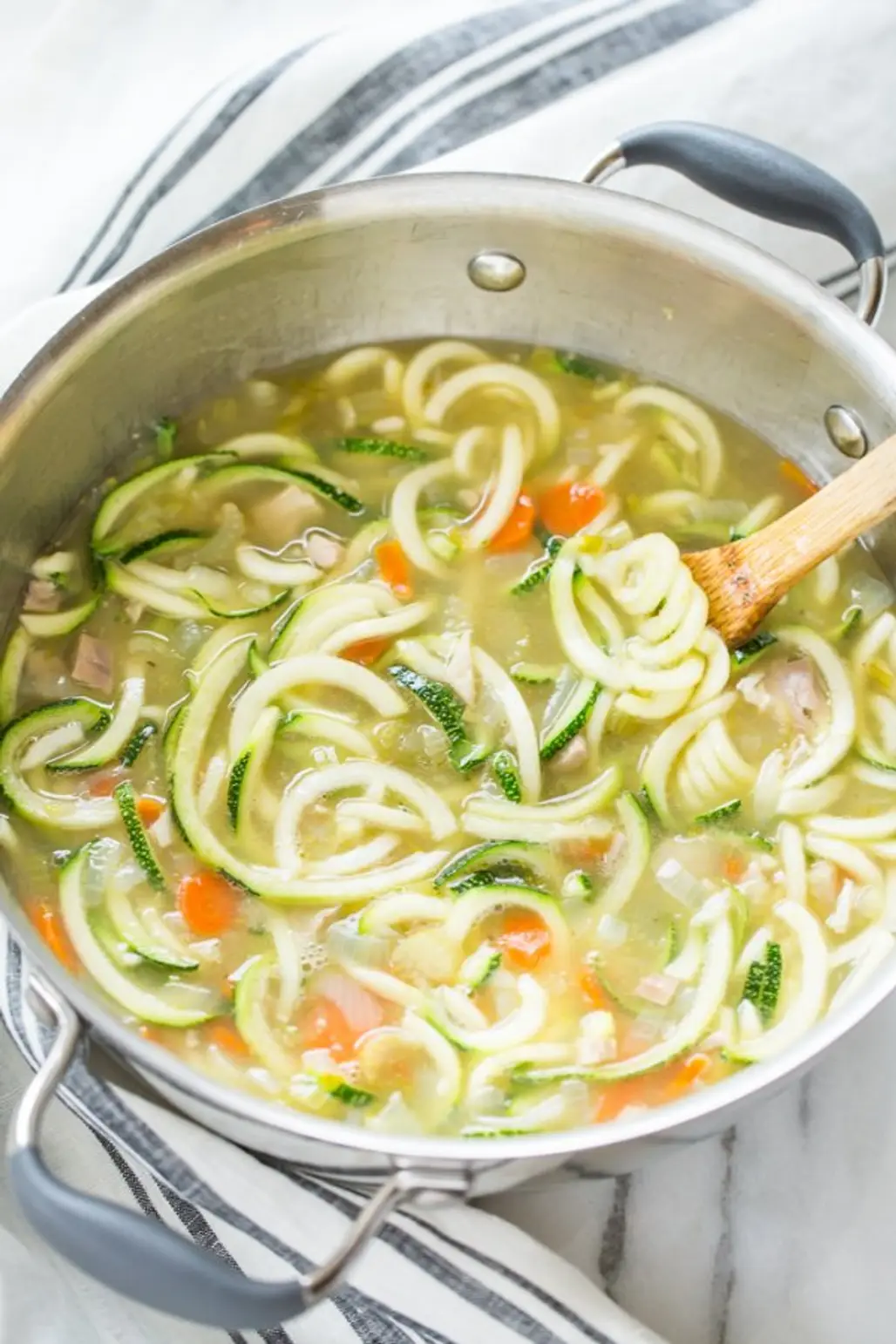 Zucchini Noodle Soup