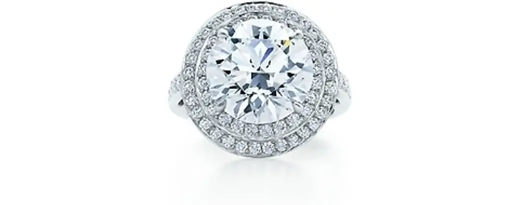 Tiffany Double Border Diamond Ring