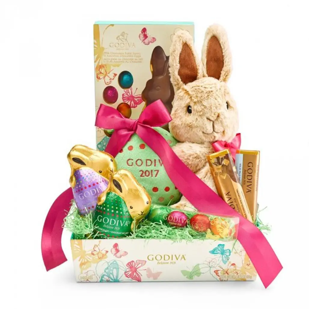 gift basket, product, toy, gift, easter bunny,