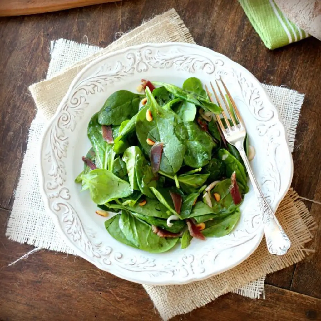 dish, salad, spinach salad, vegetable, leaf vegetable,